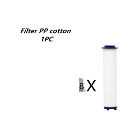 Propeller Driven Shower Head With Stop Button And Cotton Filter Turbocharged High Pressure Handheld Shower Nozzle