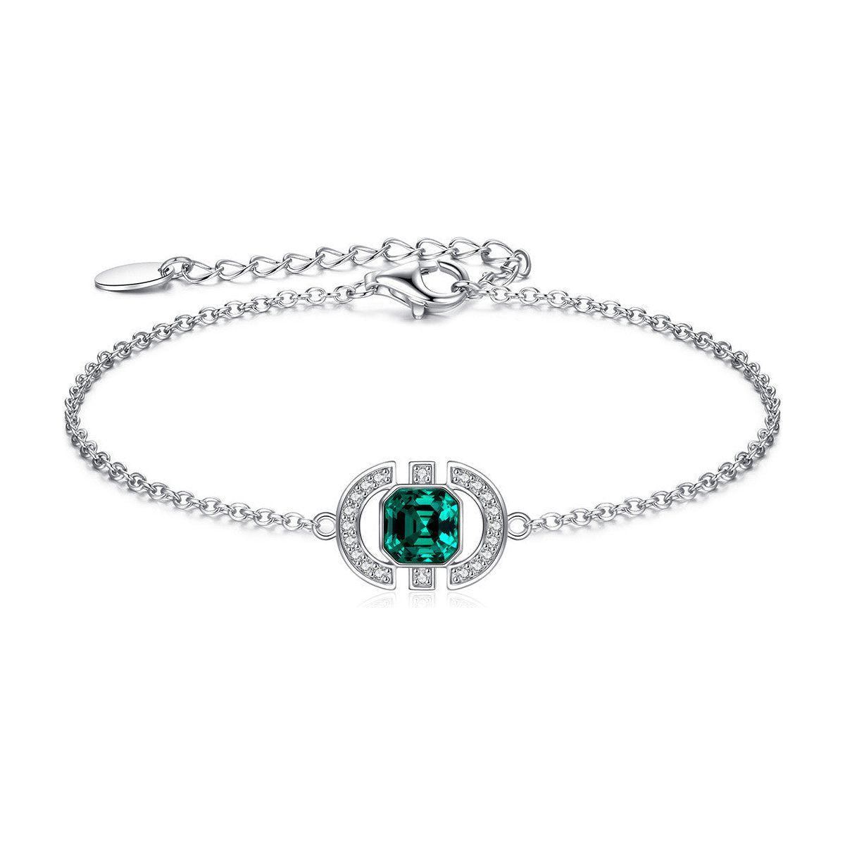 Necklace S925 Sterling Silver Square Jewelry Set - Jointcorp