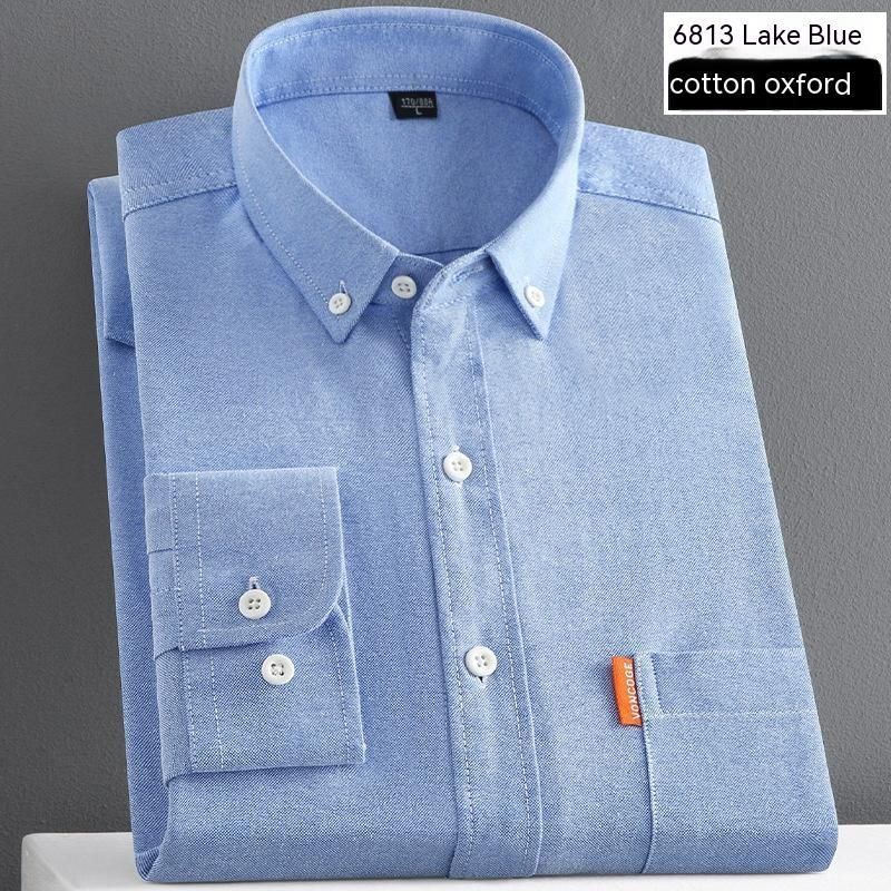 Men's Shirt Long Sleeve Pure Cotton Coat - Jointcorp
