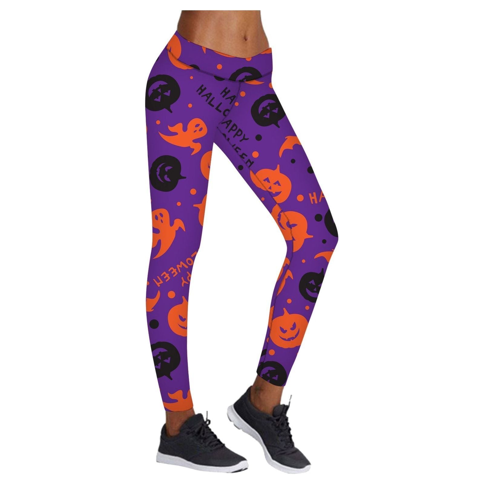 Printed Leggings Halloween Sports Yoga Pants High Stretch Pencil Pants - Jointcorp