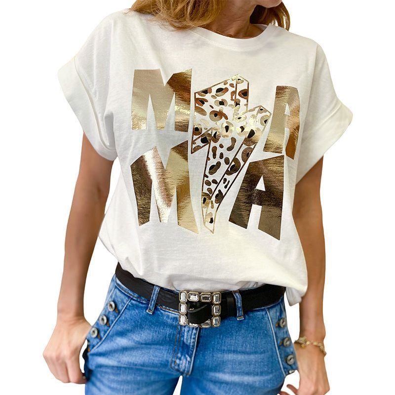 Women's Mother's Day Printed Pattern Top - Jointcorp