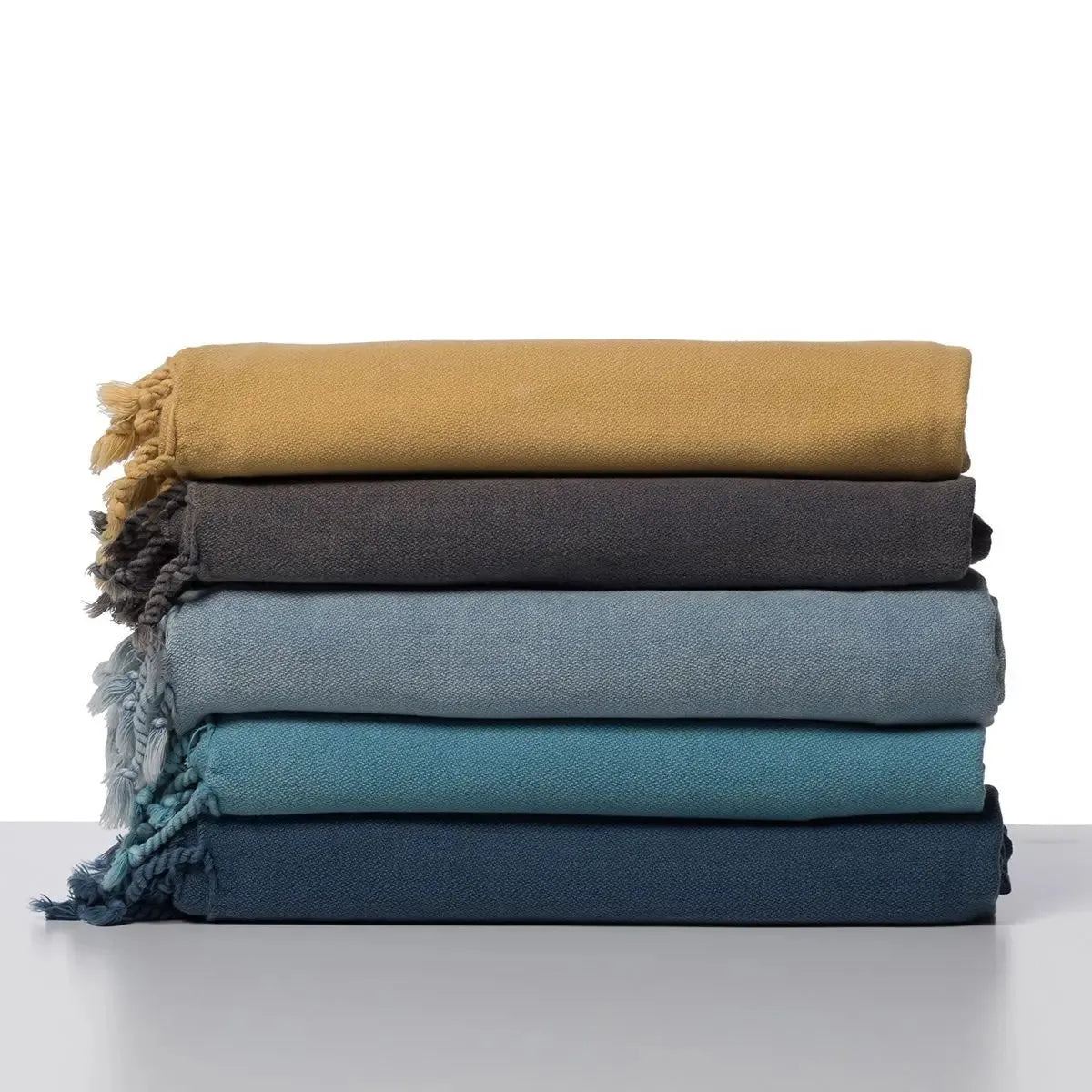 Handmade Natural Cotton Turkish Towel High Quality Thick Peshtemal Quick Dry Bath Beach Spa Pool Travel Hammam Towel