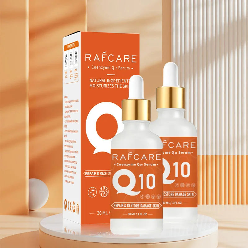 Q10 Coenzyme Remove Wrinkle Face Firming Lifting Anti-Aging Serum Fade Fine Lines Improve Puffiness Korean Skin Care Product