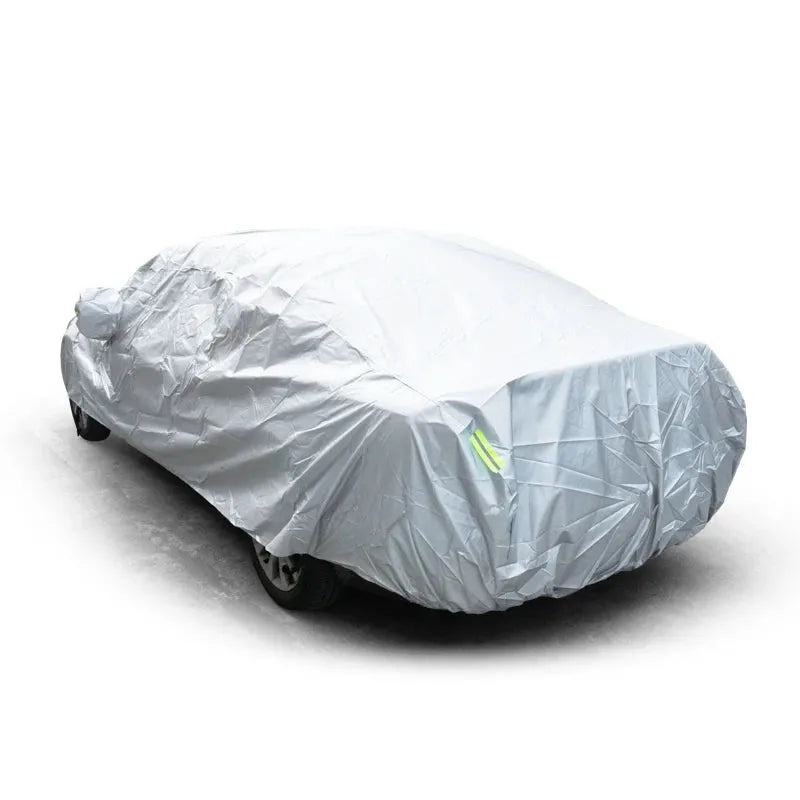 Universal All-Weather Car Cover: Outdoor Sun & Dust Protection - Full Exterior Shield for Hatchbacks, Sedans, SUVs