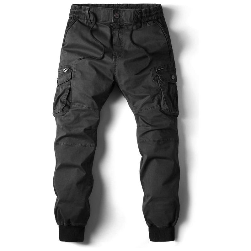 Pants Men Jogging Casual Pants Cotton Full Length Military Mens Streetwear - Jointcorp