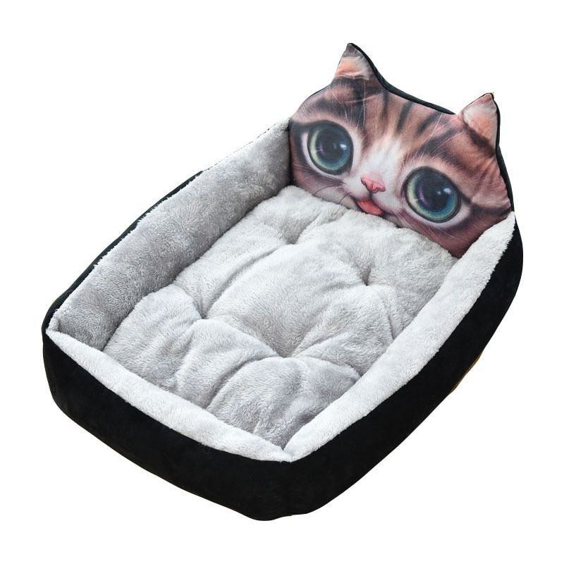 Rectangle Dog Bed Sleeping Bag Kennel Cat Puppy Sofa Bed Pet House Winter Warm Nest Soft Beds Portable for Pets Cats Basket - Jointcorp