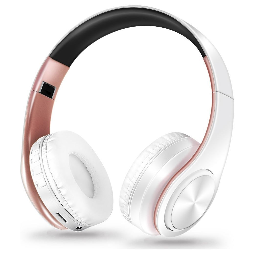 HIFI Stereo Earphones Bluetooth Headphone Music Headset FM and Support SD Card with Mic for Mobile Xiaomi Iphone Sumsamg Tablet
