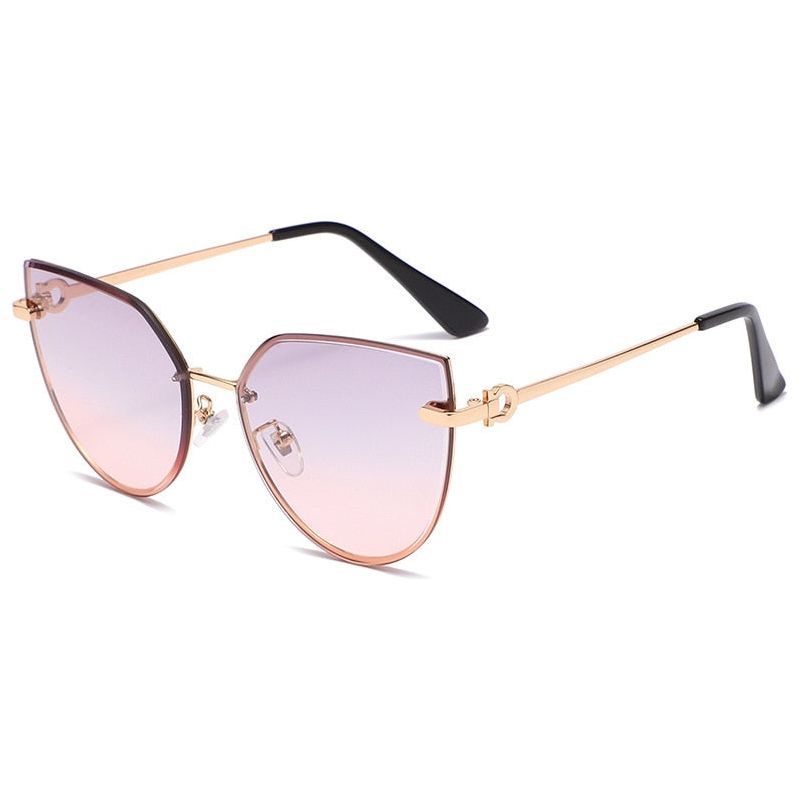 Oversized Cateye Sunglasses Women Luxury Brand Glasses Women - Jointcorp