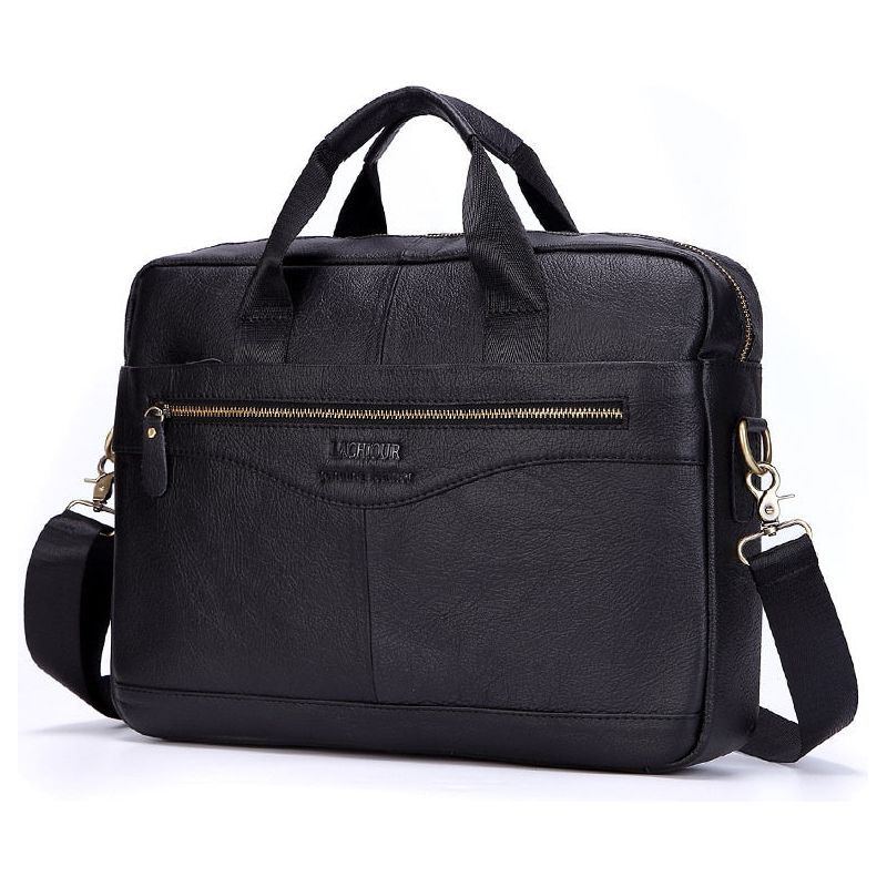 Handbags Casual Leather Laptop Bags Male Business Travel - Jointcorp
