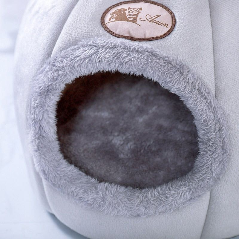New Deep Sleep Comfort In Winter Cat Bed Iittle Mat Basket Small Dog House Products Pets Tent Cozy Cave Nest Indoor Cama Gato - Jointcorp
