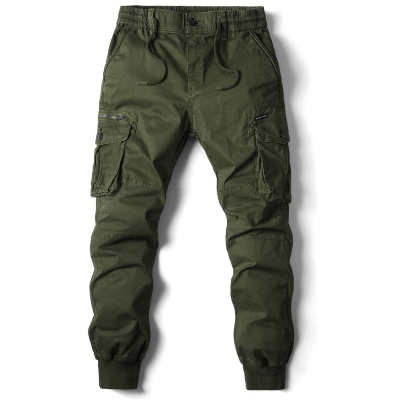 Pants Men Jogging Casual Pants Cotton Full Length Military Mens Streetwear - Jointcorp