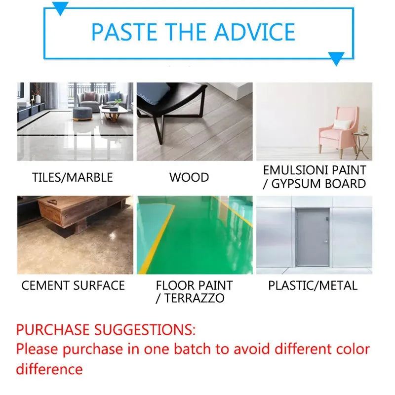 Wall Sticker Thick Self Adhesive Tiles Floor Stickers Marble Bathroom Ground waterproof Wallpapers PVC Bedroom Furniture Room