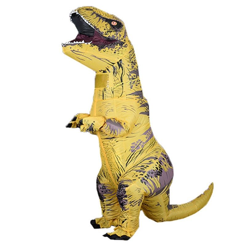 Inflatable Adult T REX Costume Dinosaur Costumes Blow Up Fancy Dress Mascot Party Cosplay Costume For Men Women Dino Cartoon