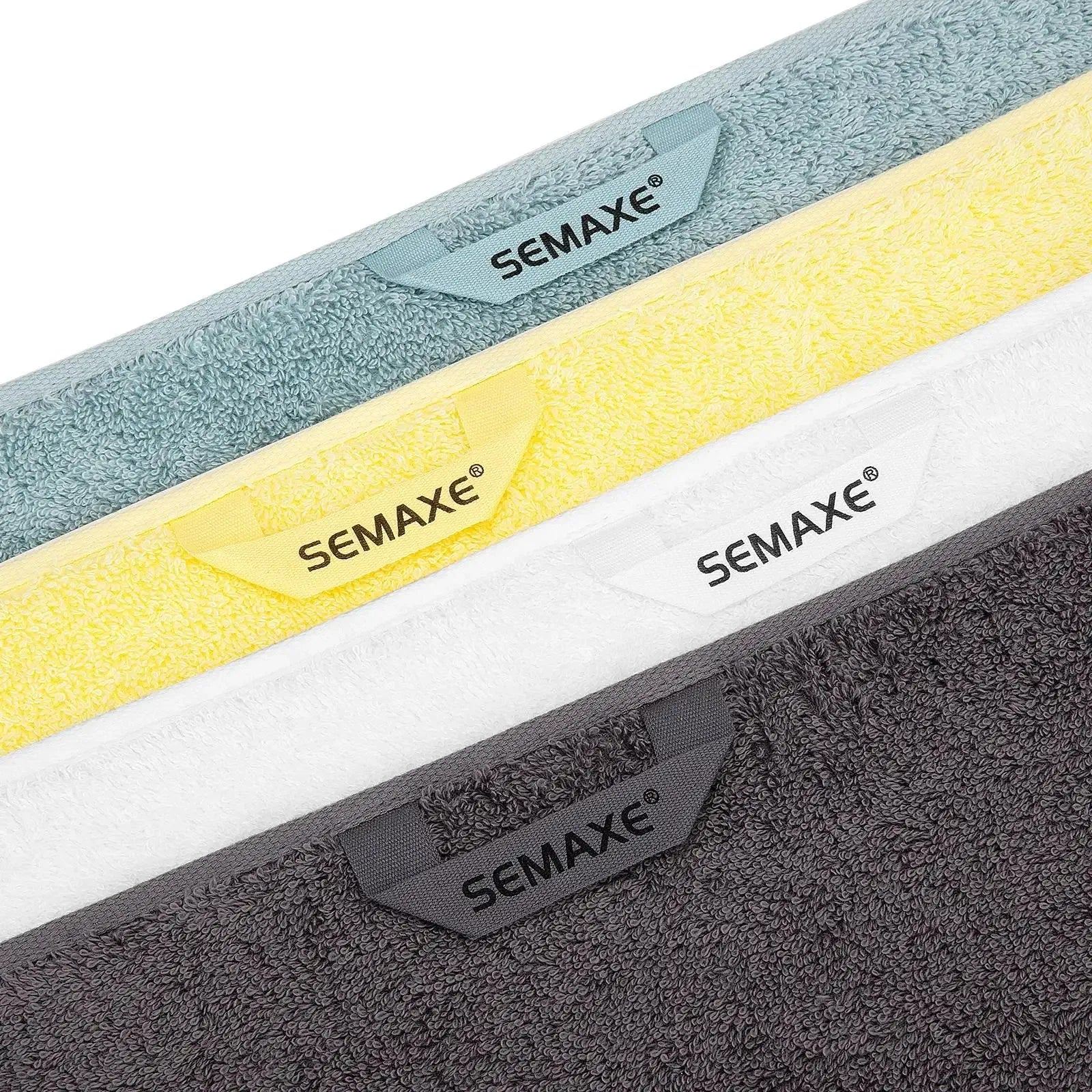 Hand Towel SEMAXE Premium Set for Bathroom, Cotton High Water Absorption Soft Fade-Resistan, The new listing