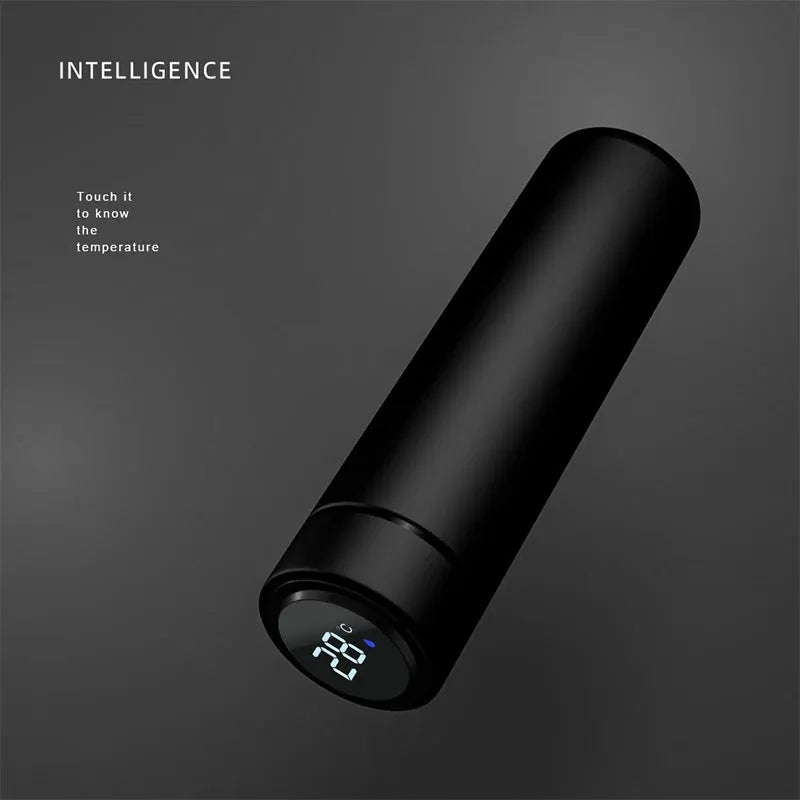 500ml Temperature Intelligent Measurement Thermos Cup Bottle Touch Control LED Digital Display Coffee Cup Bottle Christmas Gift