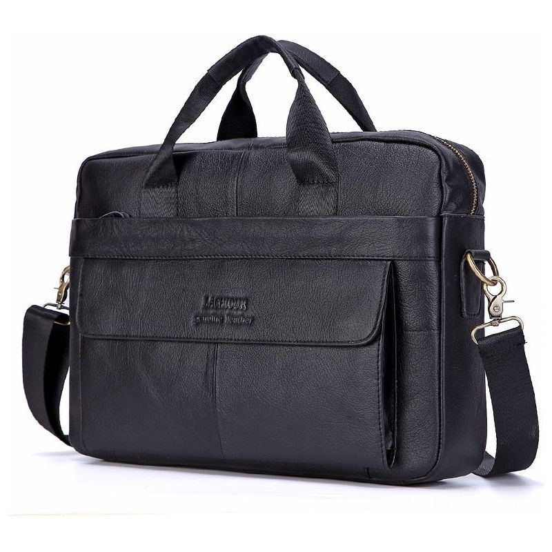 Handbags Casual Leather Laptop Bags Male Business Travel - Jointcorp