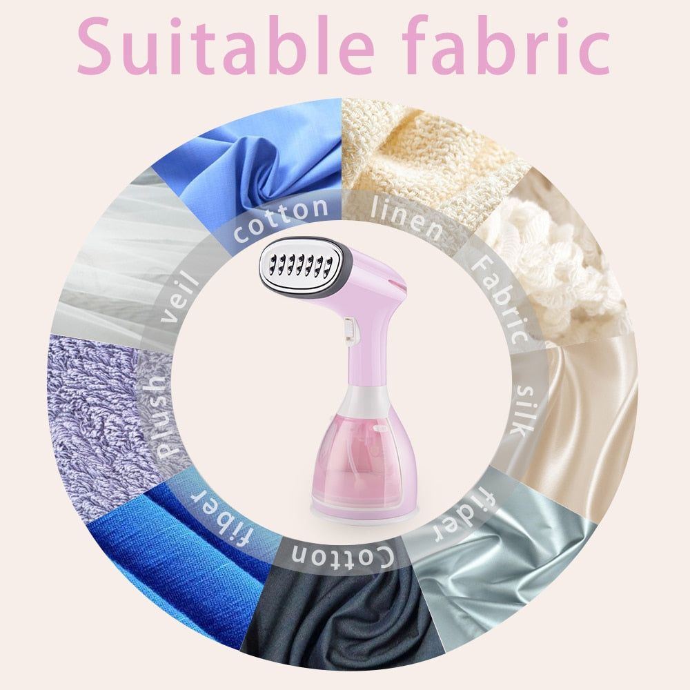 Handheld Garment Steamer 1500W Mini Portable Vertical Fast-Heat For Clothes Ironing