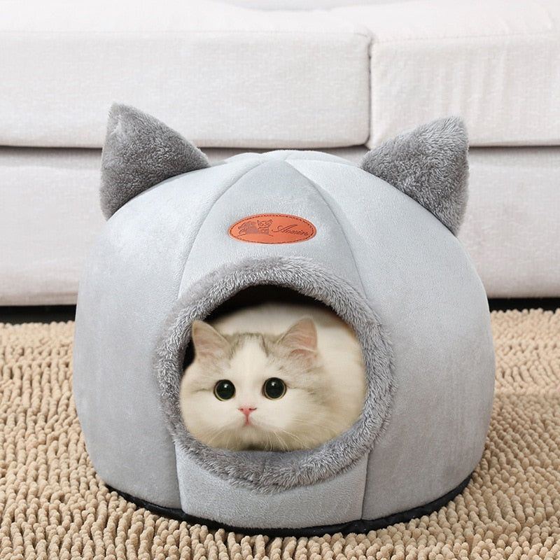 New Deep Sleep Comfort In Winter Cat Bed Iittle Mat Basket Small Dog House Products Pets Tent Cozy Cave Nest Indoor Cama Gato - Jointcorp