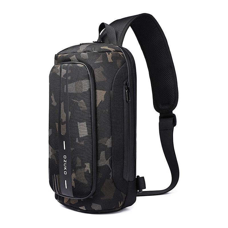 Waterproof Crossbody Bag w/USB & Outdoor Chest Pack - Jointcorp