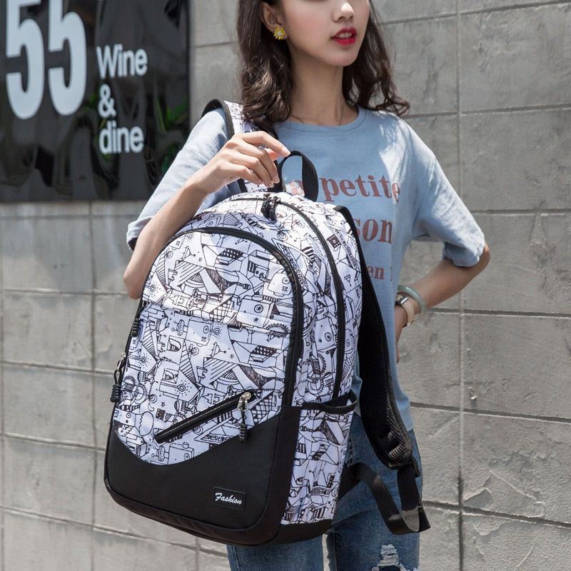 School backpack Large-capacity orthopedic schoolbag for Kids boys girls Laptop backpacks teen Nylon school bags - Jointcorp