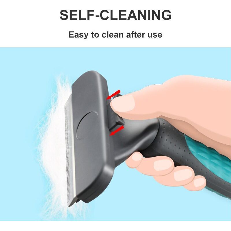 Hair Pet Brush Grooming Effective Deshedding Tool - Jointcorp