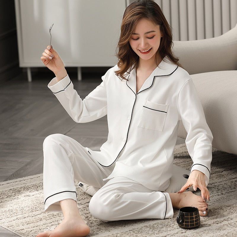 Pajamas Set 2 Pieces Homewear Pure Cotton
