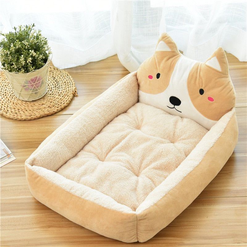 Rectangle Dog Bed Sleeping Bag Kennel Cat Puppy Sofa Bed Pet House Winter Warm Nest Soft Beds Portable for Pets Cats Basket - Jointcorp