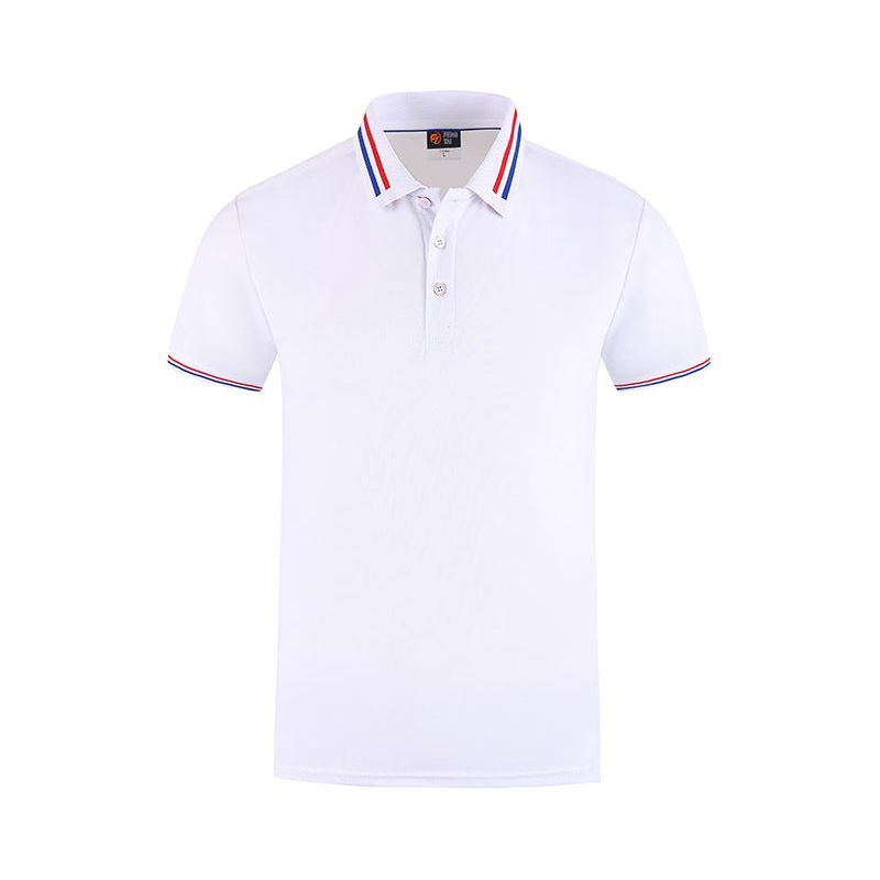 Slim Fit Flat Knit Sleeve Casual Short Sleeve Polo Shirt - Jointcorp