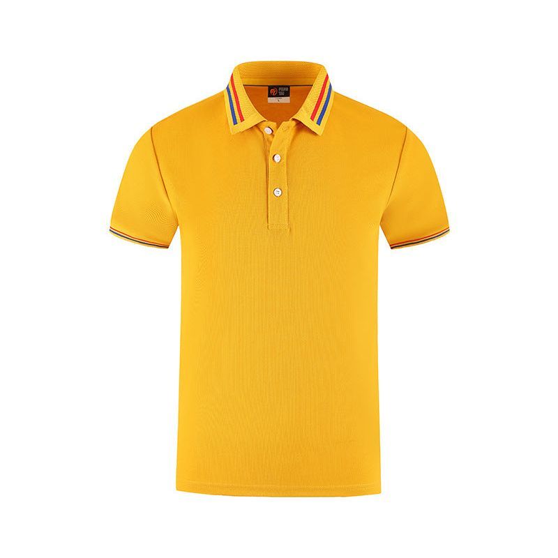 Slim Fit Flat Knit Sleeve Casual Short Sleeve Polo Shirt - Jointcorp