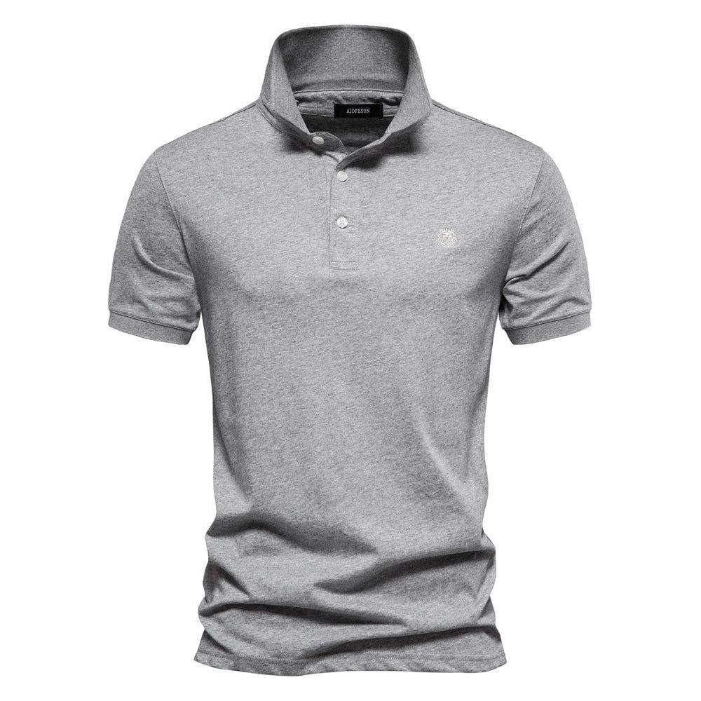 Men's Fashion Casual Cotton Lapel Sports Short Sleeve - Jointcorp