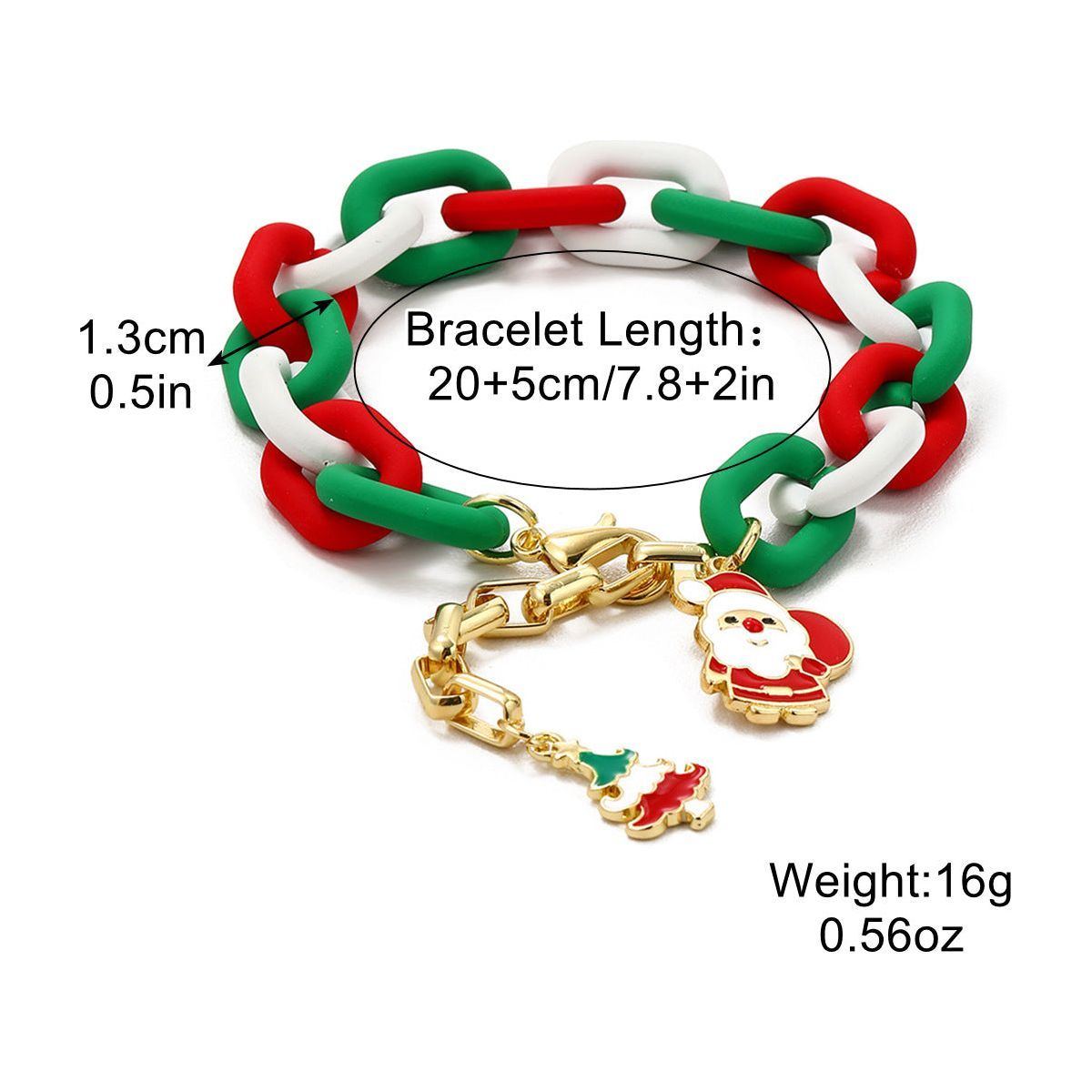 Women's Fashion Christmas Crystal String Beads Bracelet - Jointcorp