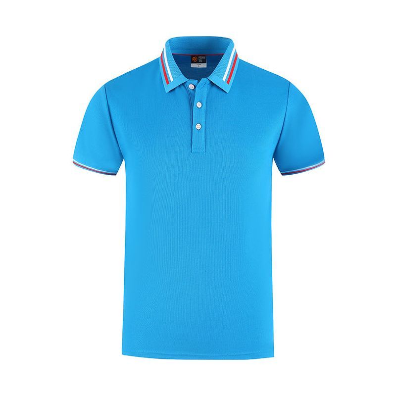 Slim Fit Flat Knit Sleeve Casual Short Sleeve Polo Shirt - Jointcorp