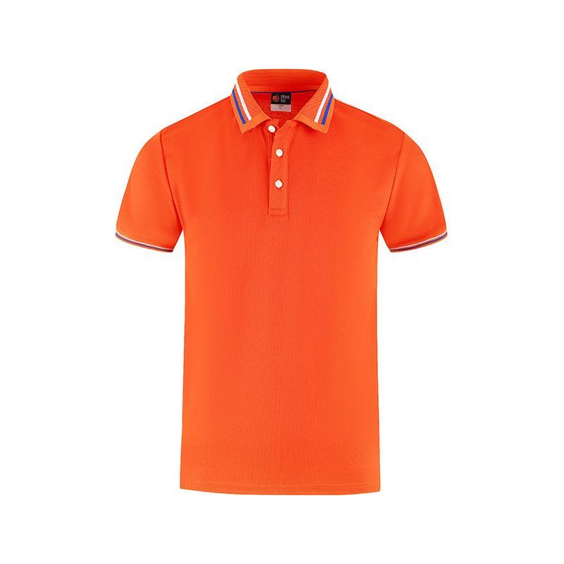 Slim Fit Flat Knit Sleeve Casual Short Sleeve Polo Shirt