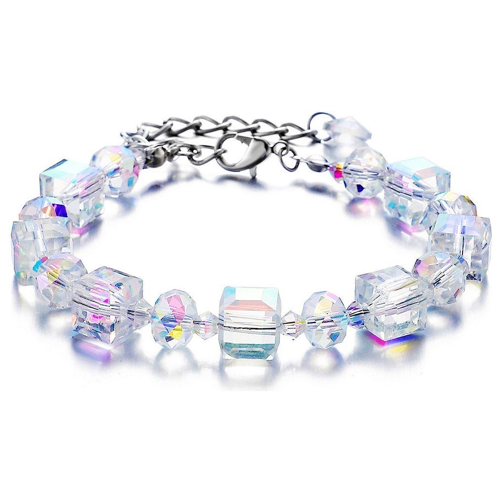 Women's Fashion Natural Crystal String Beads Bracelet - Jointcorp