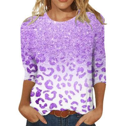Women's Fashion Slim Fit Slimming Round Neck Printed Top