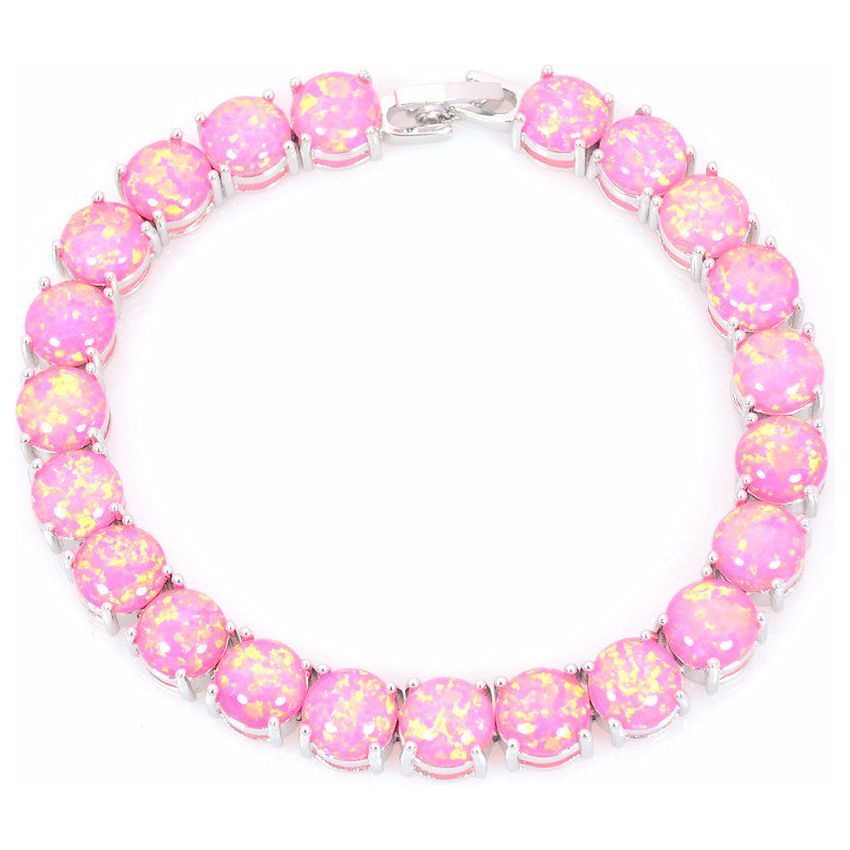 8mm Rhinestone Bracelet Fashion Round Drop Shape Bracelet - Jointcorp