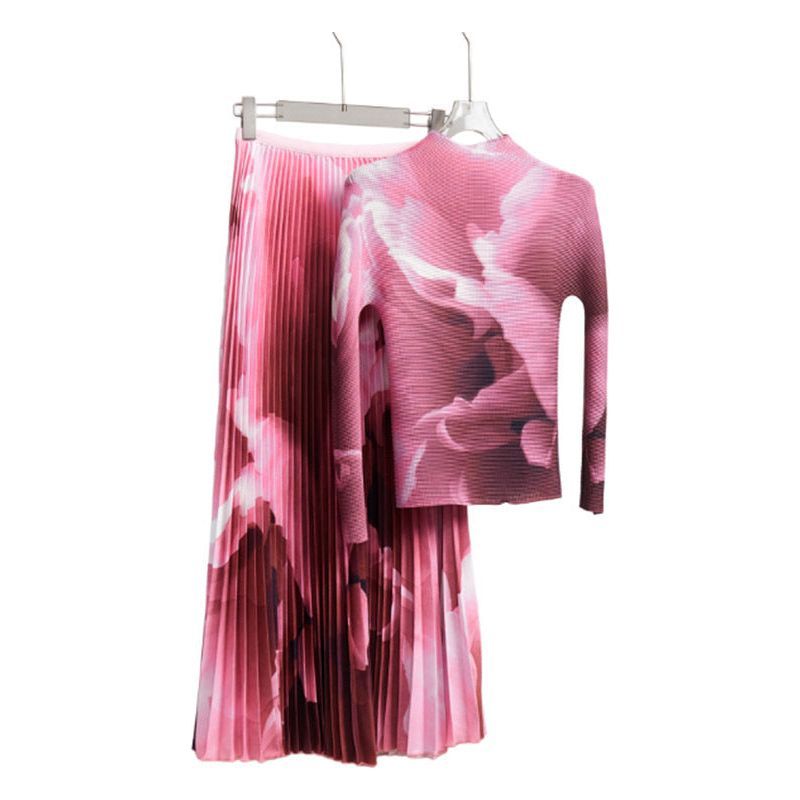 Fashion Gradient Rendering Long Sleeve T-shirt