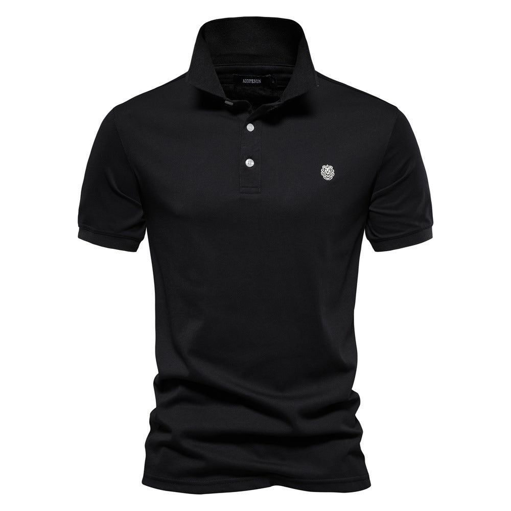 Men's Fashion Casual Cotton Lapel Sports Short Sleeve - Jointcorp