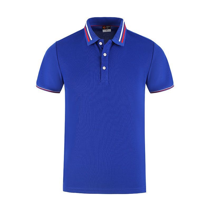 Slim Fit Flat Knit Sleeve Casual Short Sleeve Polo Shirt - Jointcorp