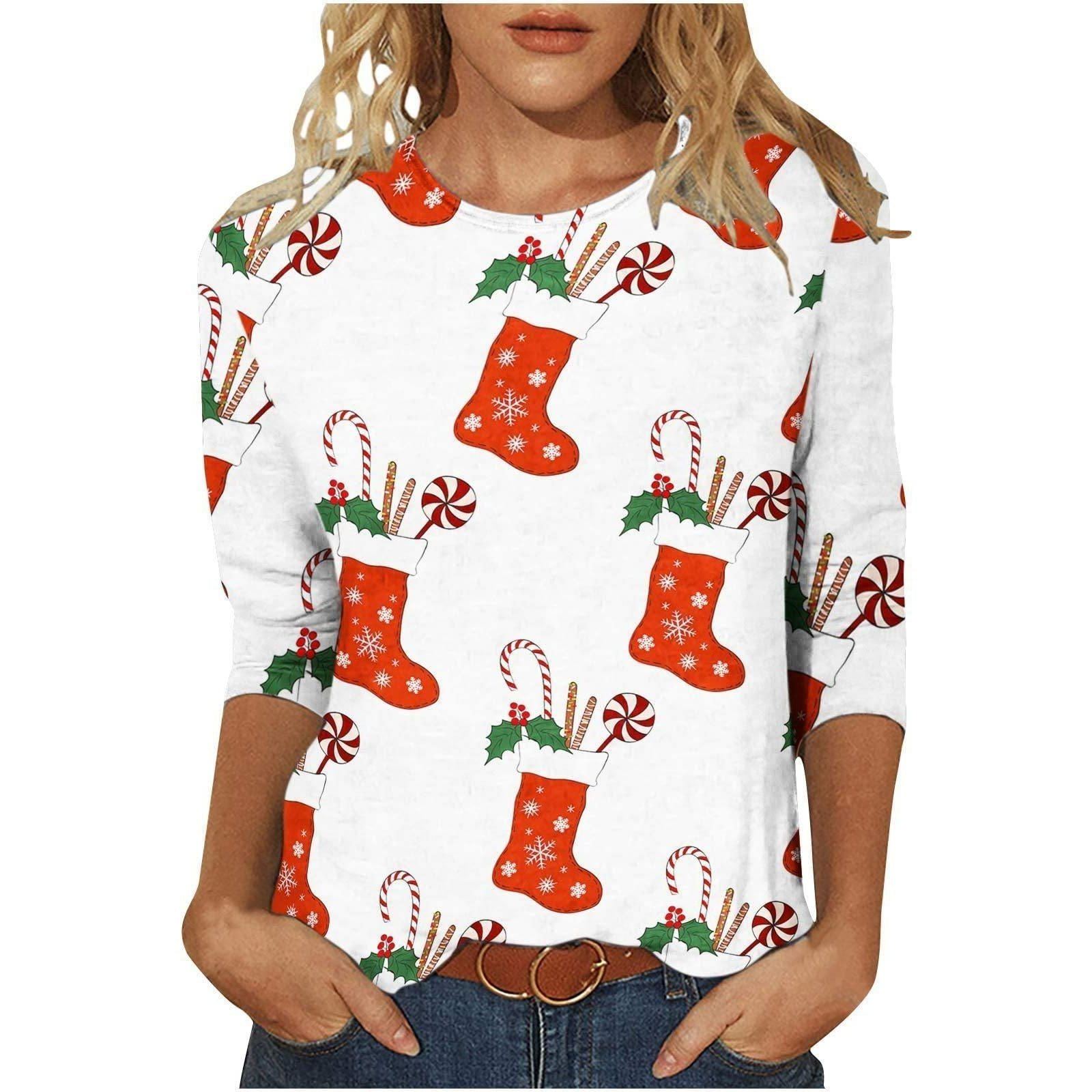 Christmas Women's T-shirt 3d Homewear