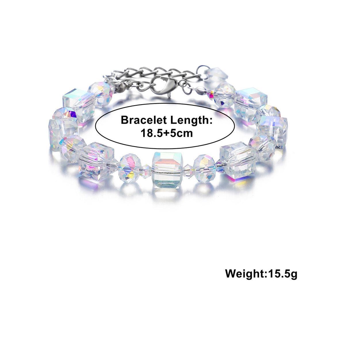 Women's Fashion Natural Crystal String Beads Bracelet - Jointcorp