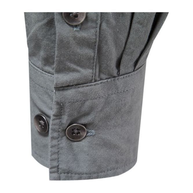 Men's Fashion Casual Solid Color Long Sleeve Shirt - Jointcorp