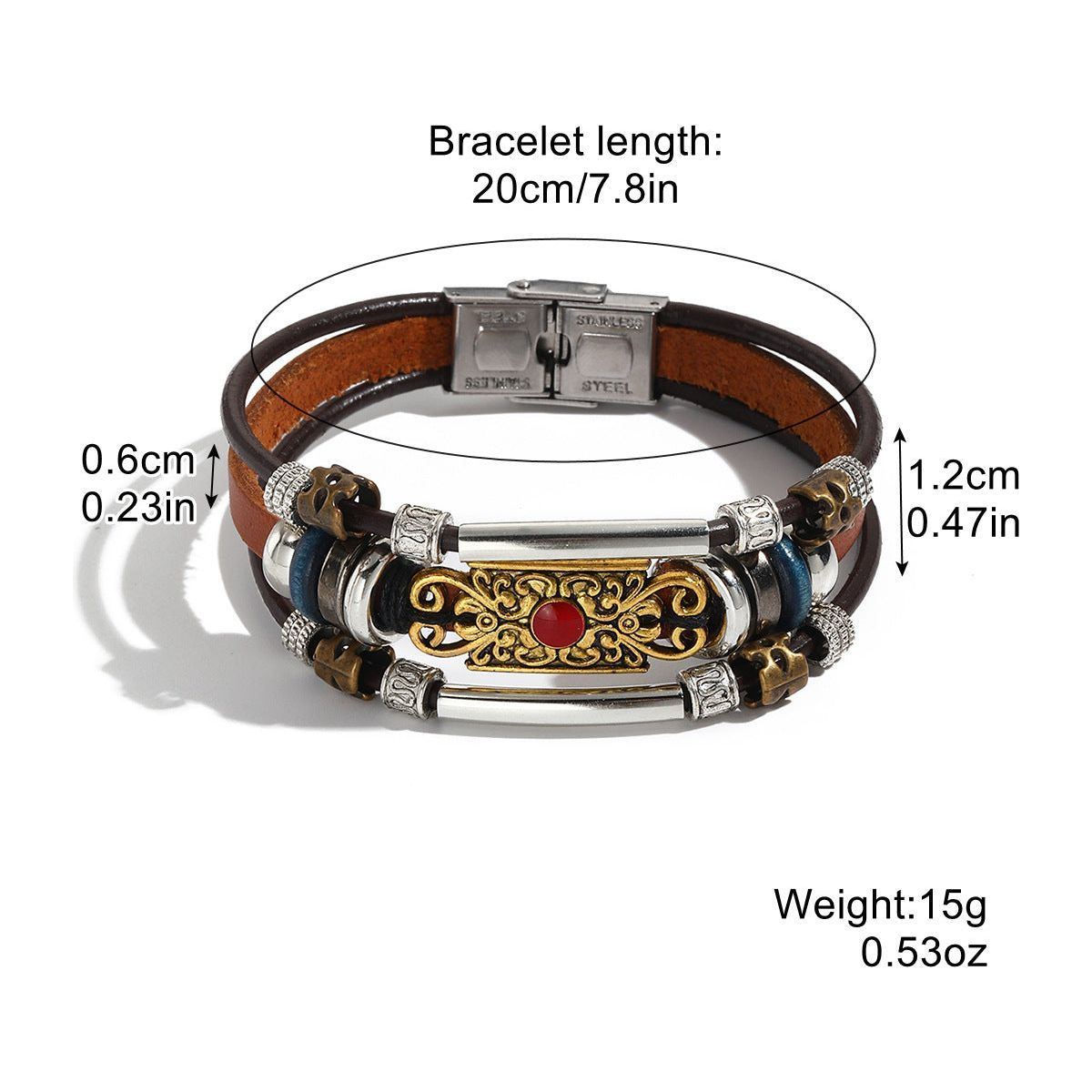 Beaded Bracelet Women's Suit Bohemian Ethnic Style