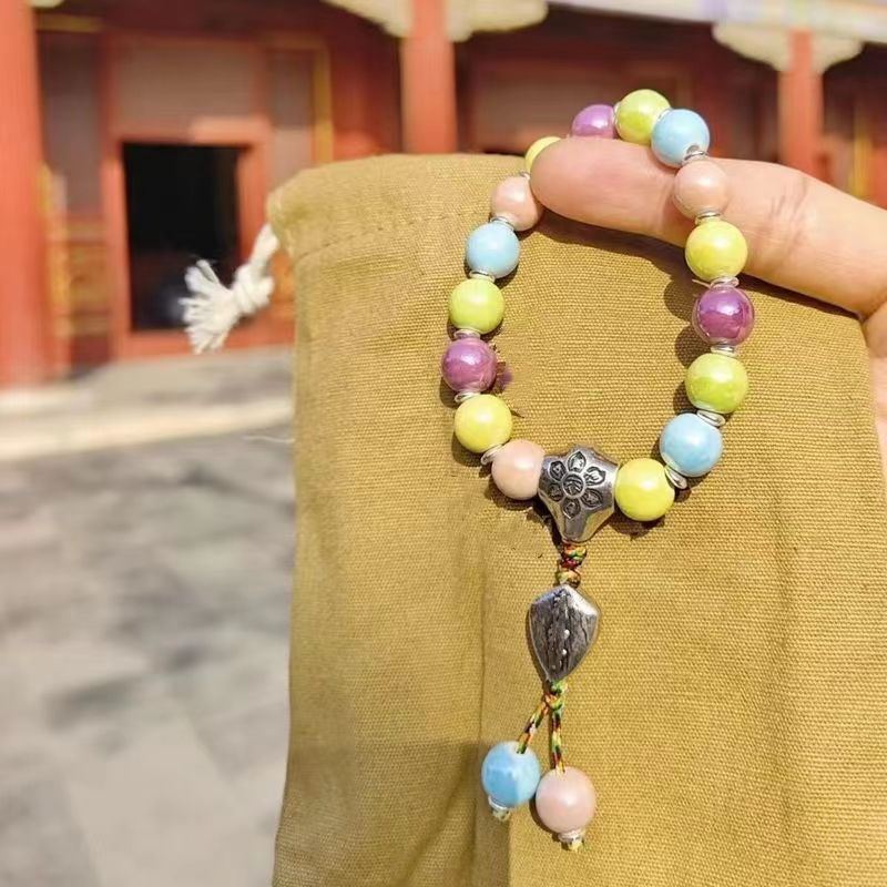 Couple's Ceramic Lucky Bead Bracelet Ornament - Jointcorp