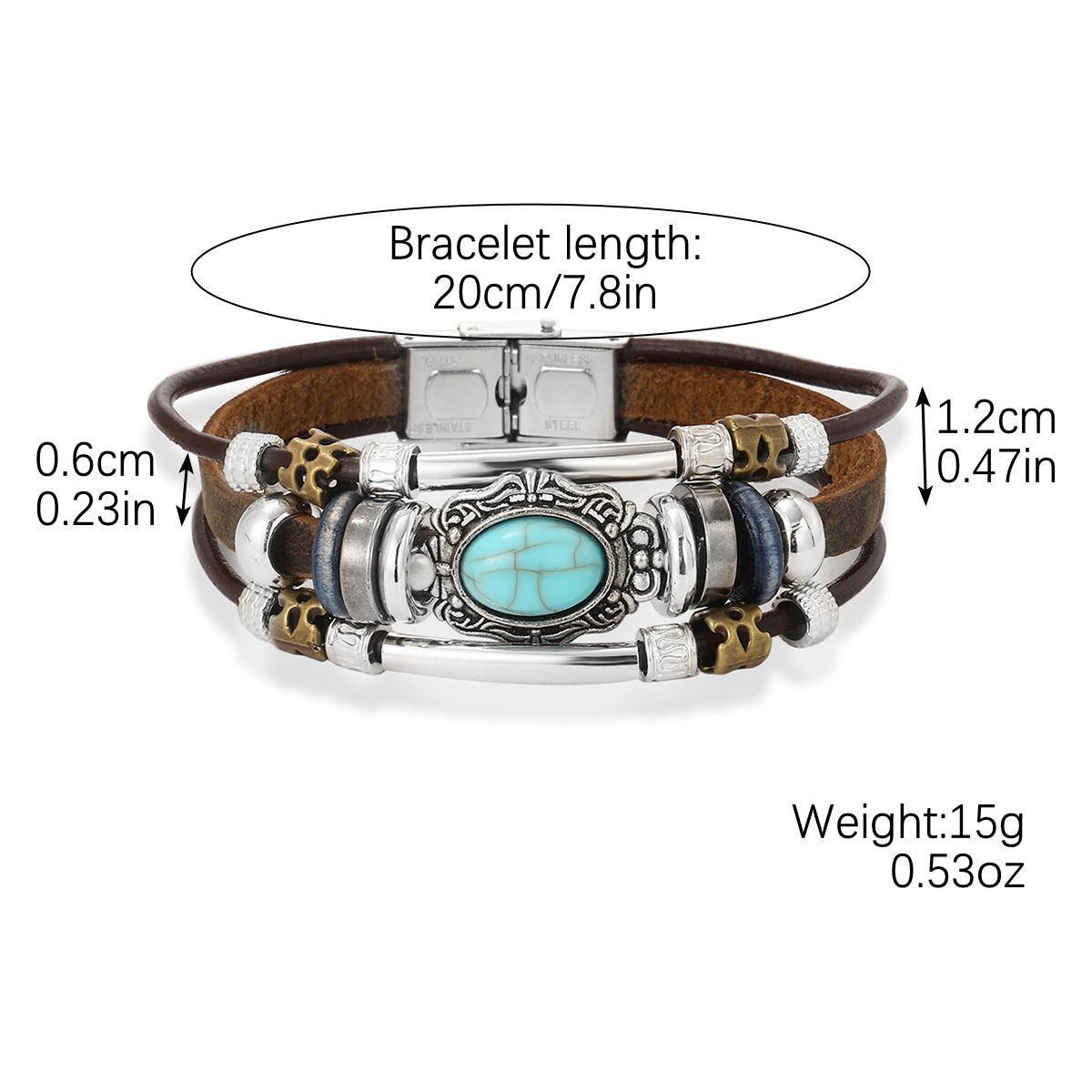 Beaded Bracelet Women's Suit Bohemian Ethnic Style