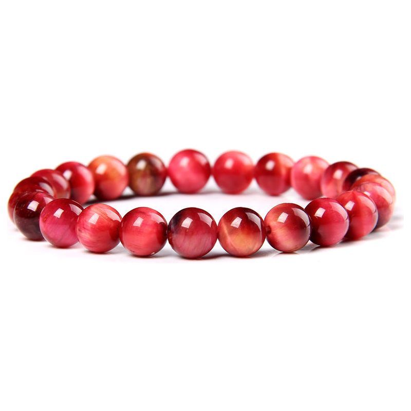 Natural Stone Color Scattered Beads 8mm Bead Bracelets - Jointcorp