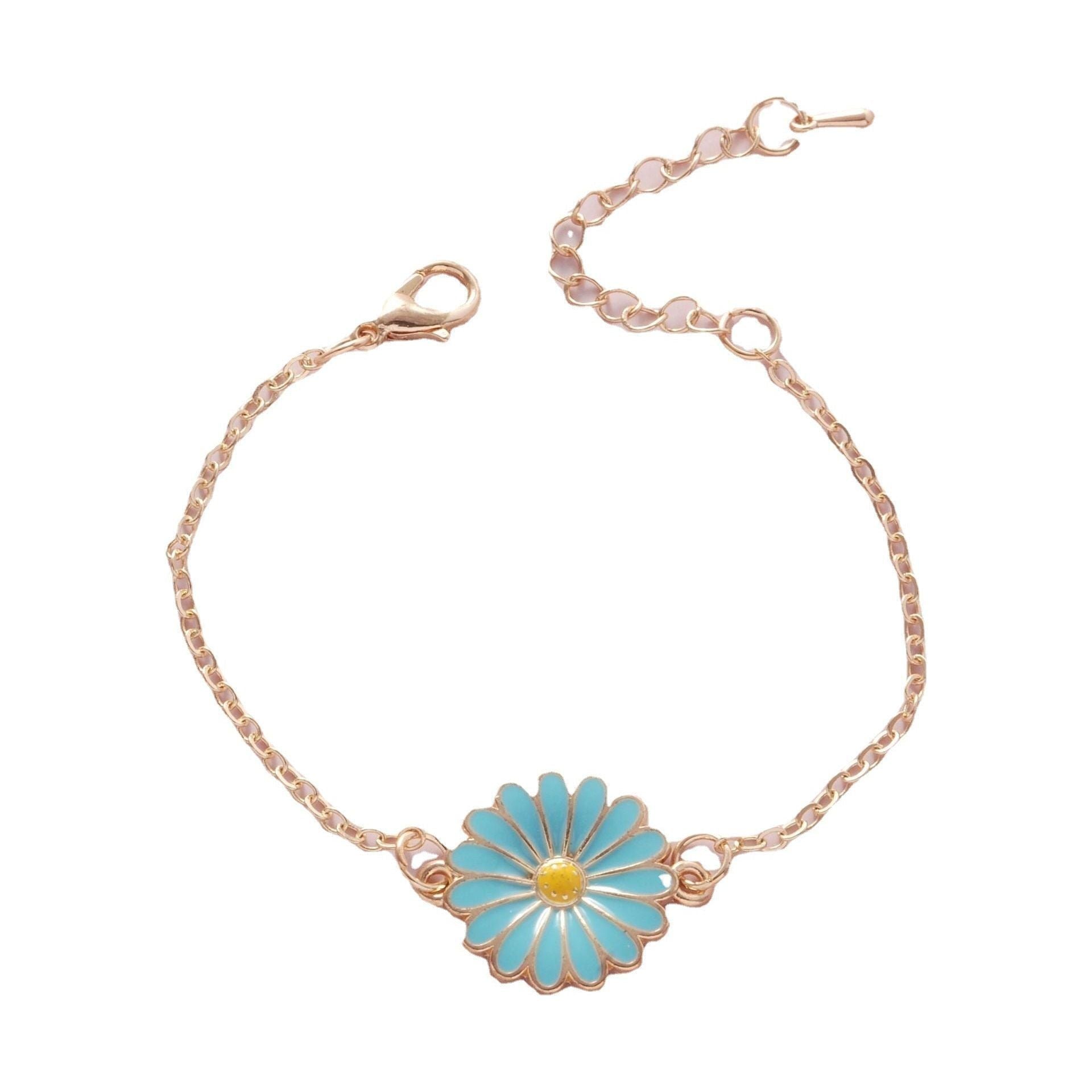 Women's Fashion Simple Alloy Daisy Bracelet - Jointcorp