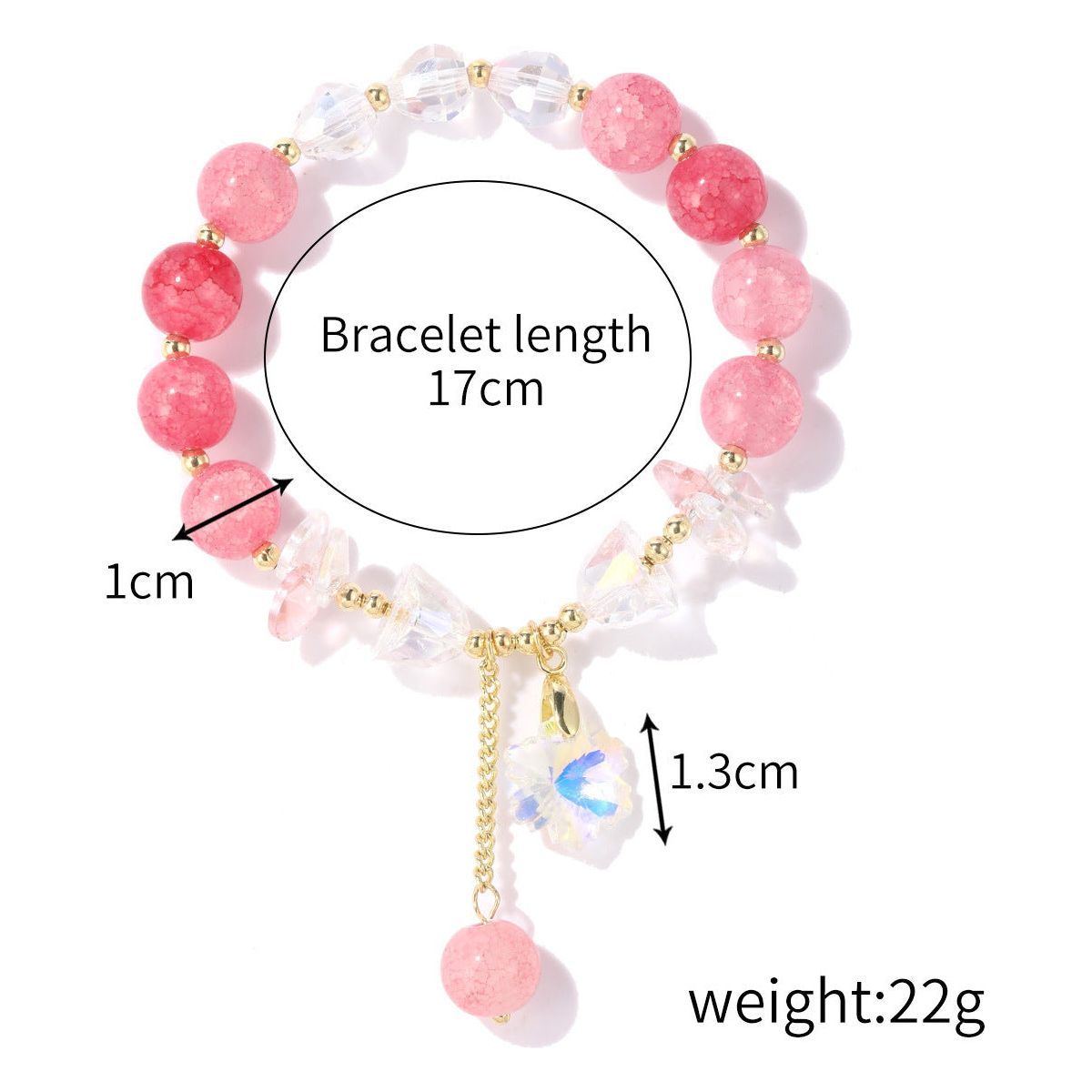 Women's Fashion Natural Crystal String Beads Bracelet - Jointcorp