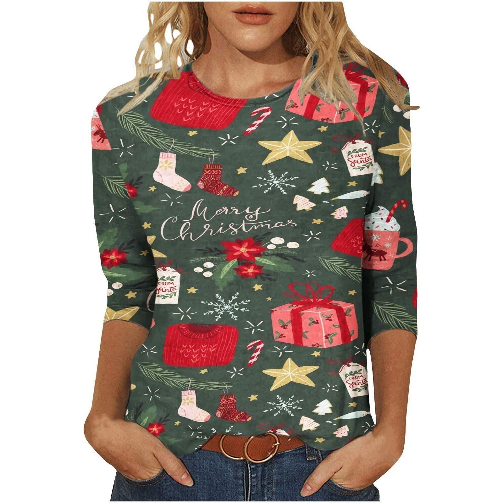 Christmas Women's T-shirt 3d Homewear