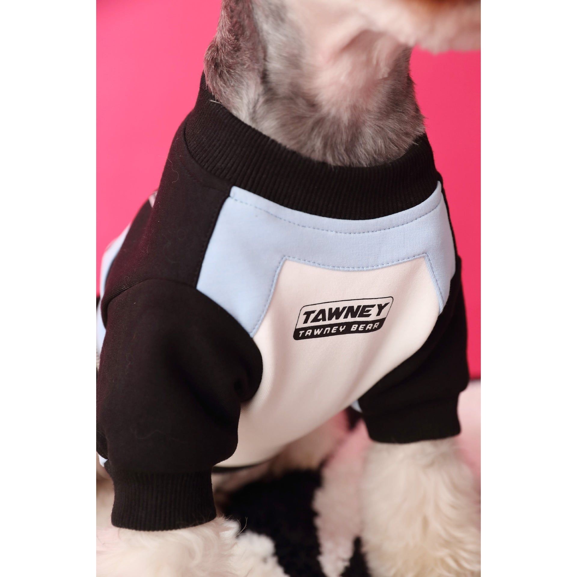Dog Clothes Stitching Zipper Pullover Sweater